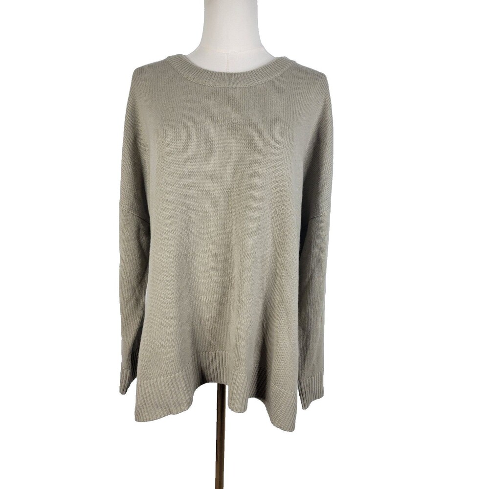 JENNI KAYNE Oversized Cashmere Sweater Willow Sweater XXL Soft 37-7356-b21 2XL